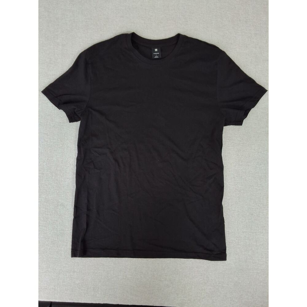 G Star Black Short Sleeve Shirt Mens Large Casual Minimalist NWOT